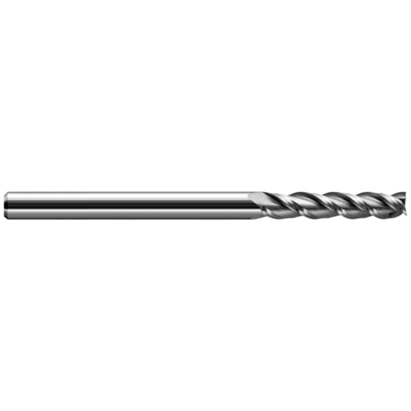 End Mill for Plastics - 3 Flute - Square, 0.0469" (3/64), Length of Cut: 1/4"